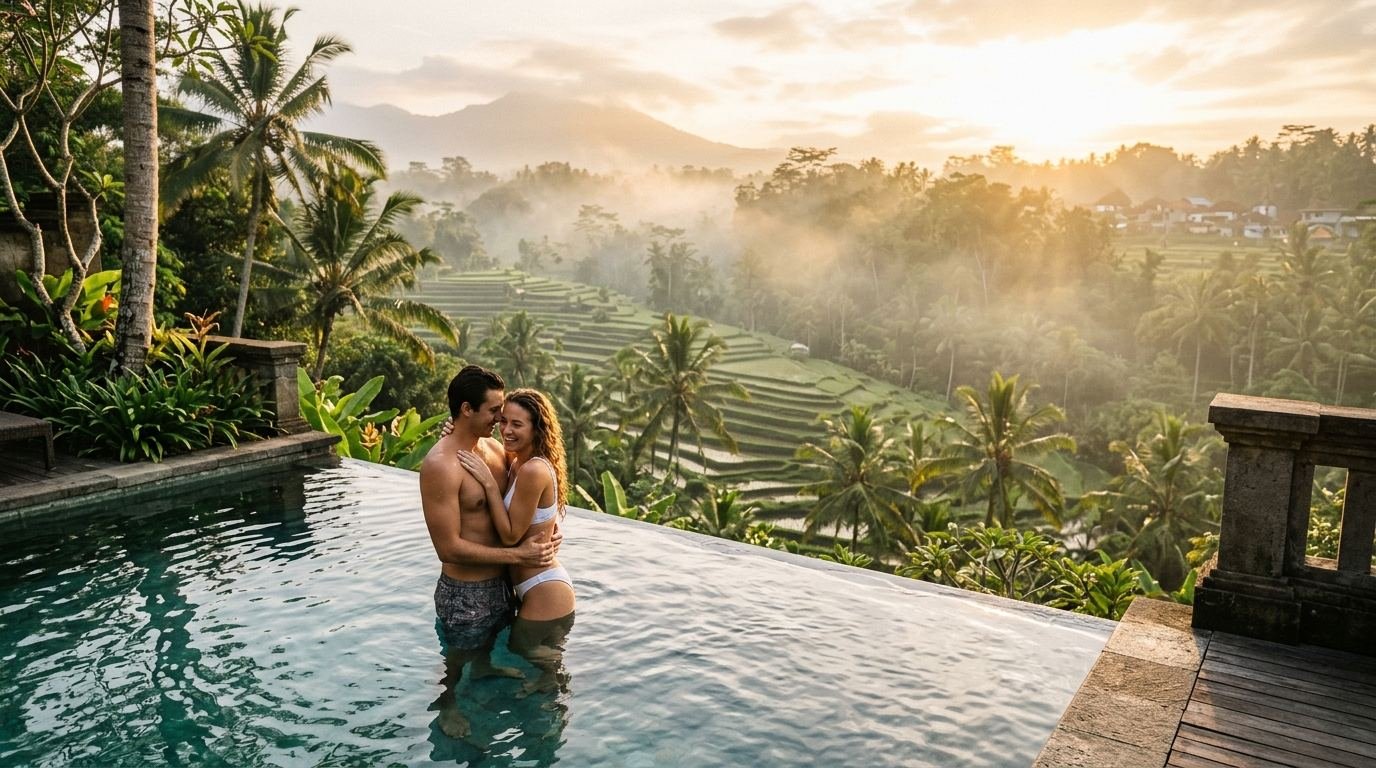 Bali Ubud Private Infinity Pool Villa Romantic Honeymoon
