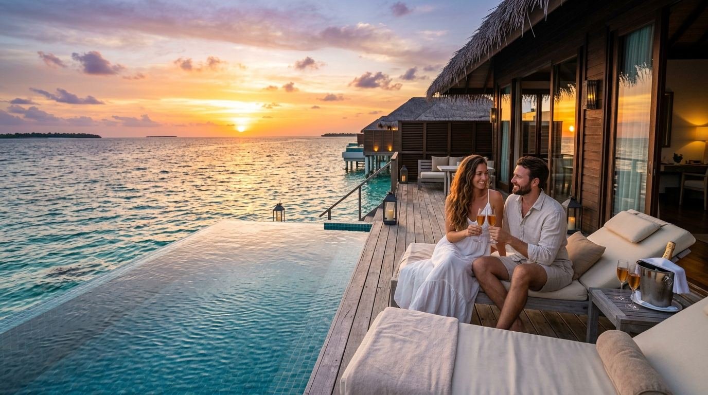 Luxury Honeymoon Overwater Villa